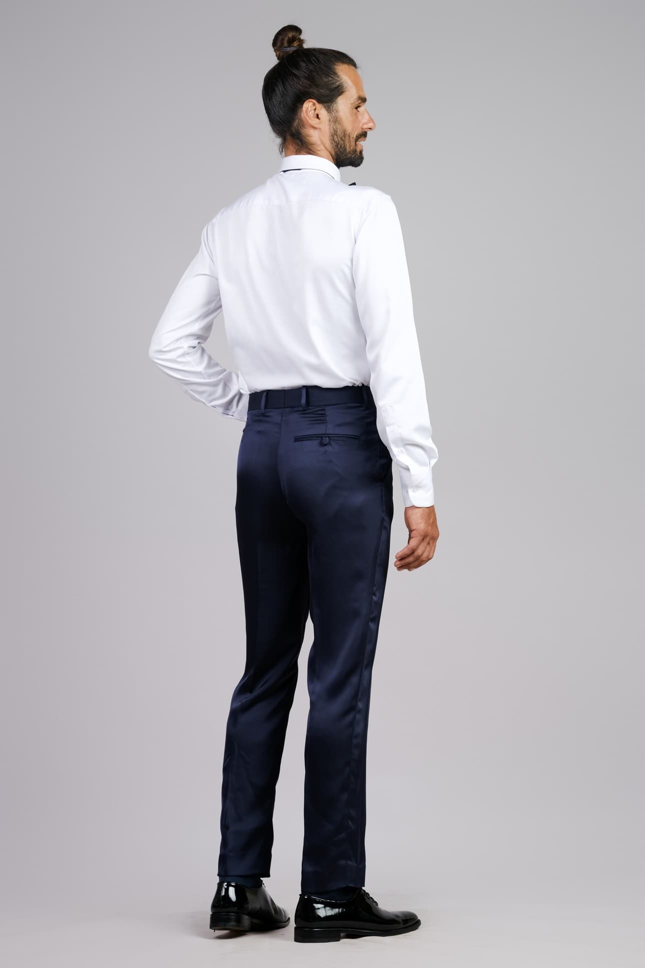 QUẦN TUXEDO VẢI PHI LỤA MỀM MẠI