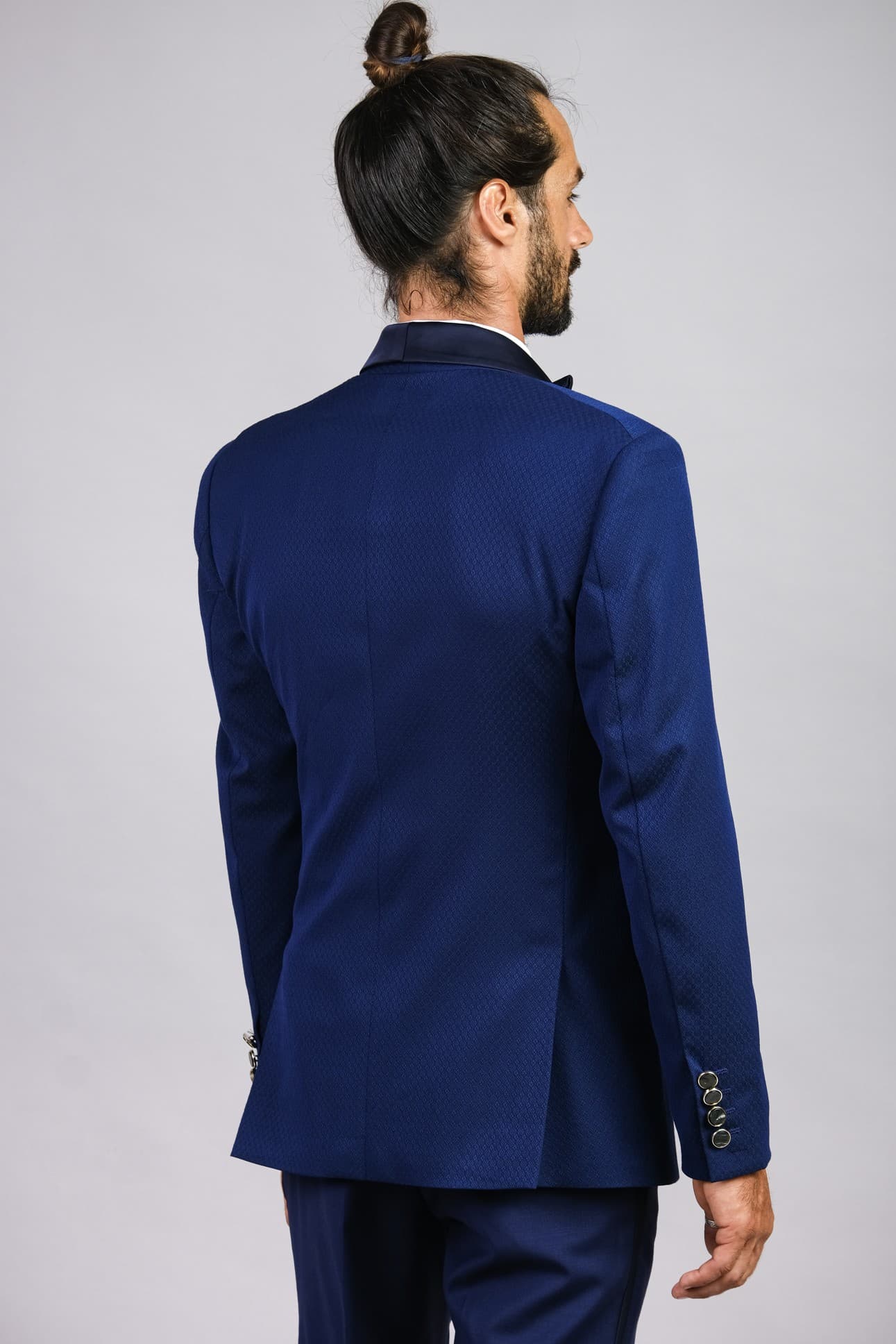 TWILIGHT AFFAIR SLIM-FIT WOOL BLEND TUXEDO JACKET
