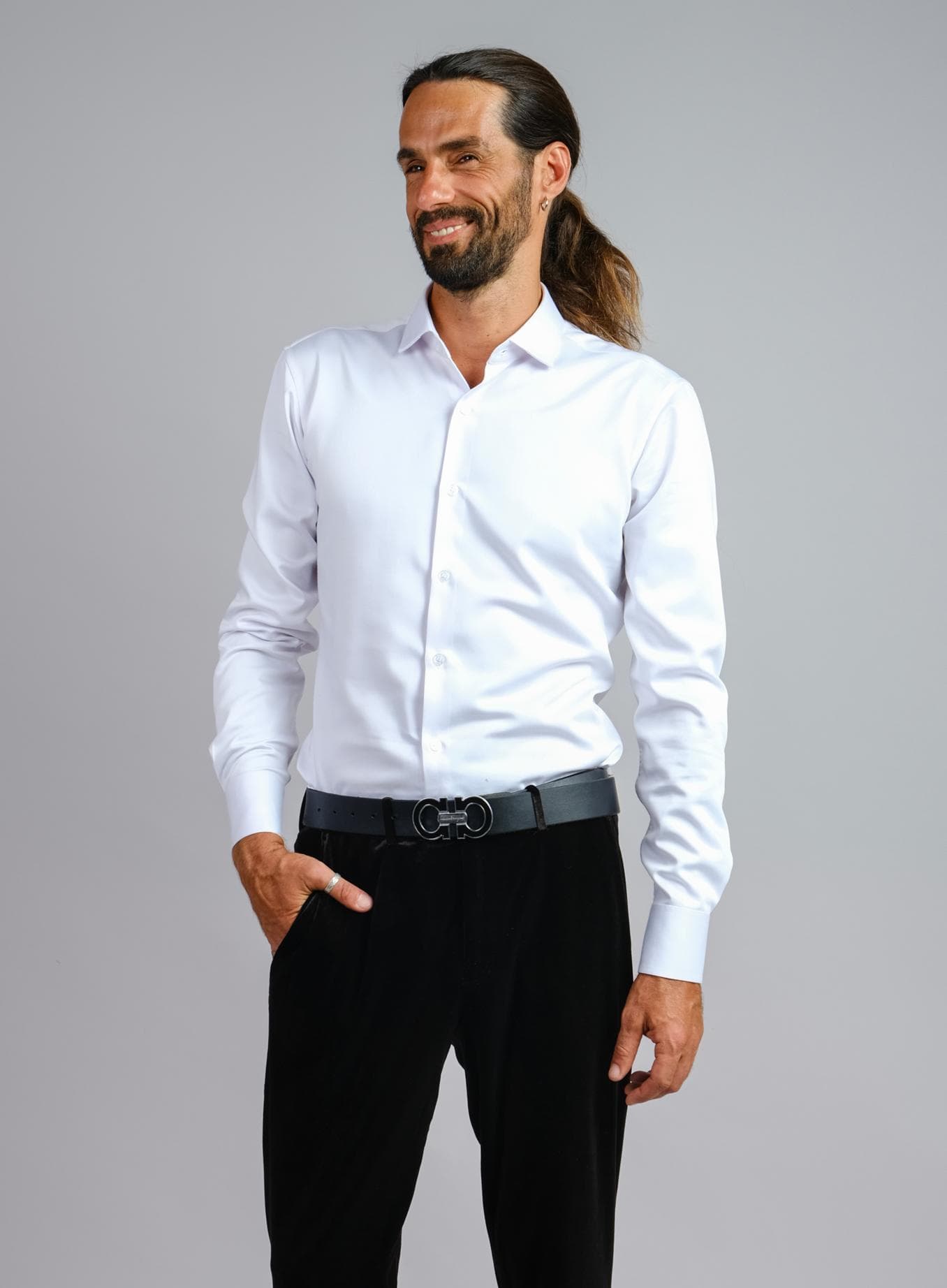 ÁO SƠ MI COTTON TRẮNG