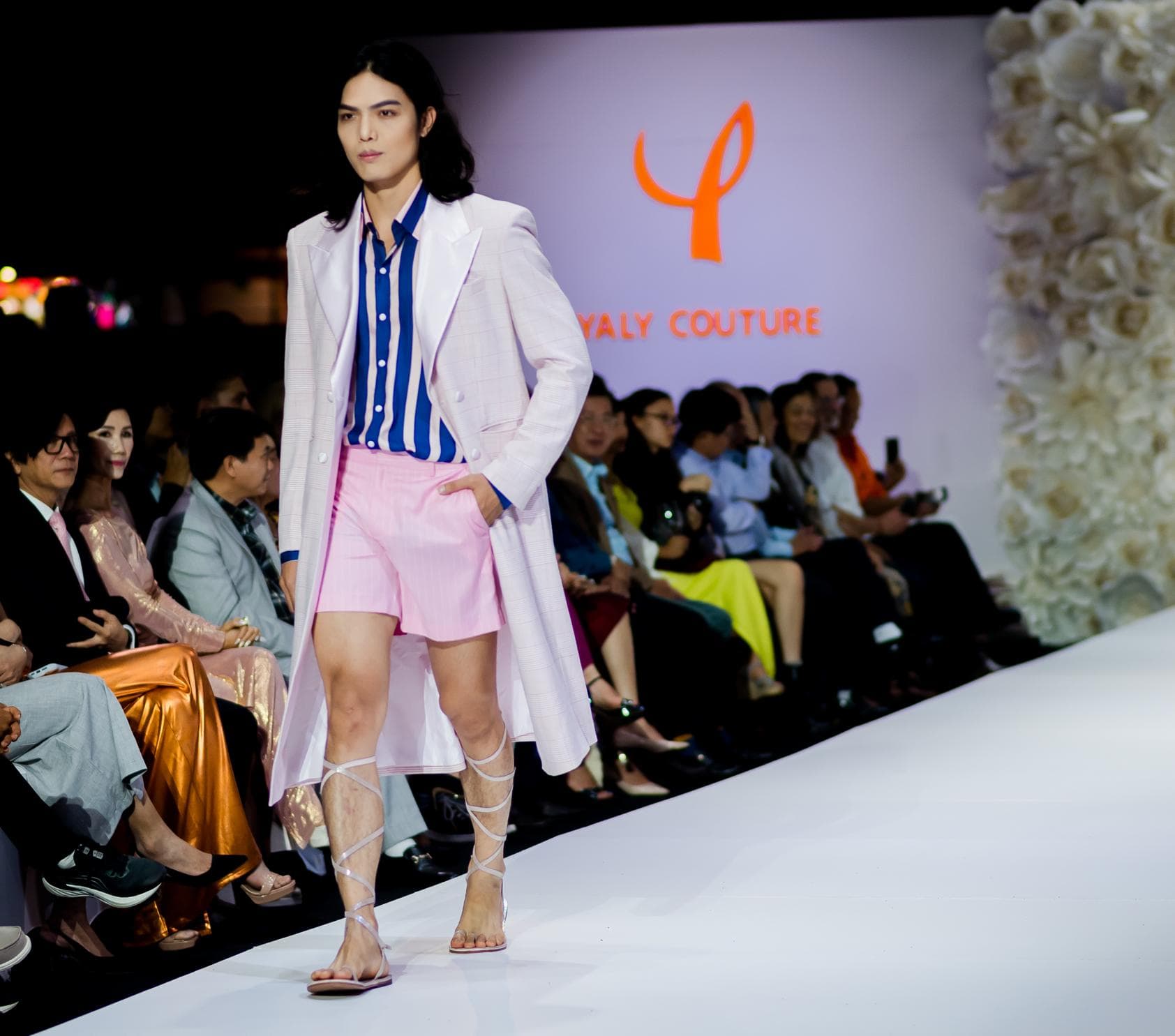 QUẦN SỌT SỌC HỒNG