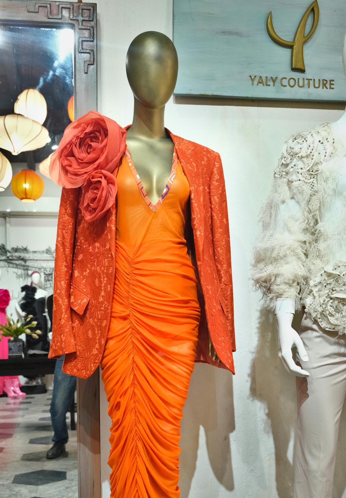 ÁO JACKET REN PHỐI VẢI Ý BÊN TRONG