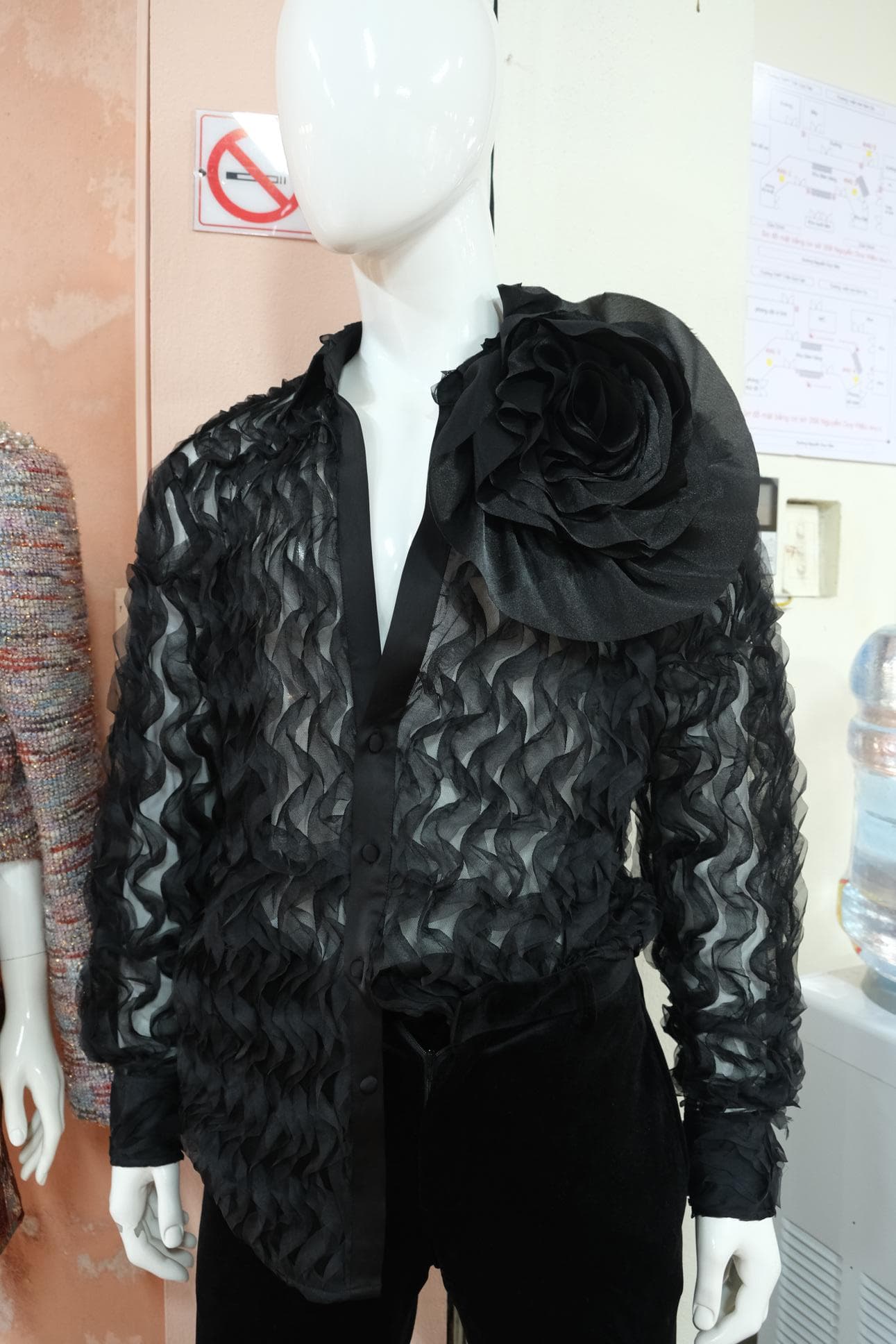 QUẦN NHUNG ĐEN SANG TRỌNG