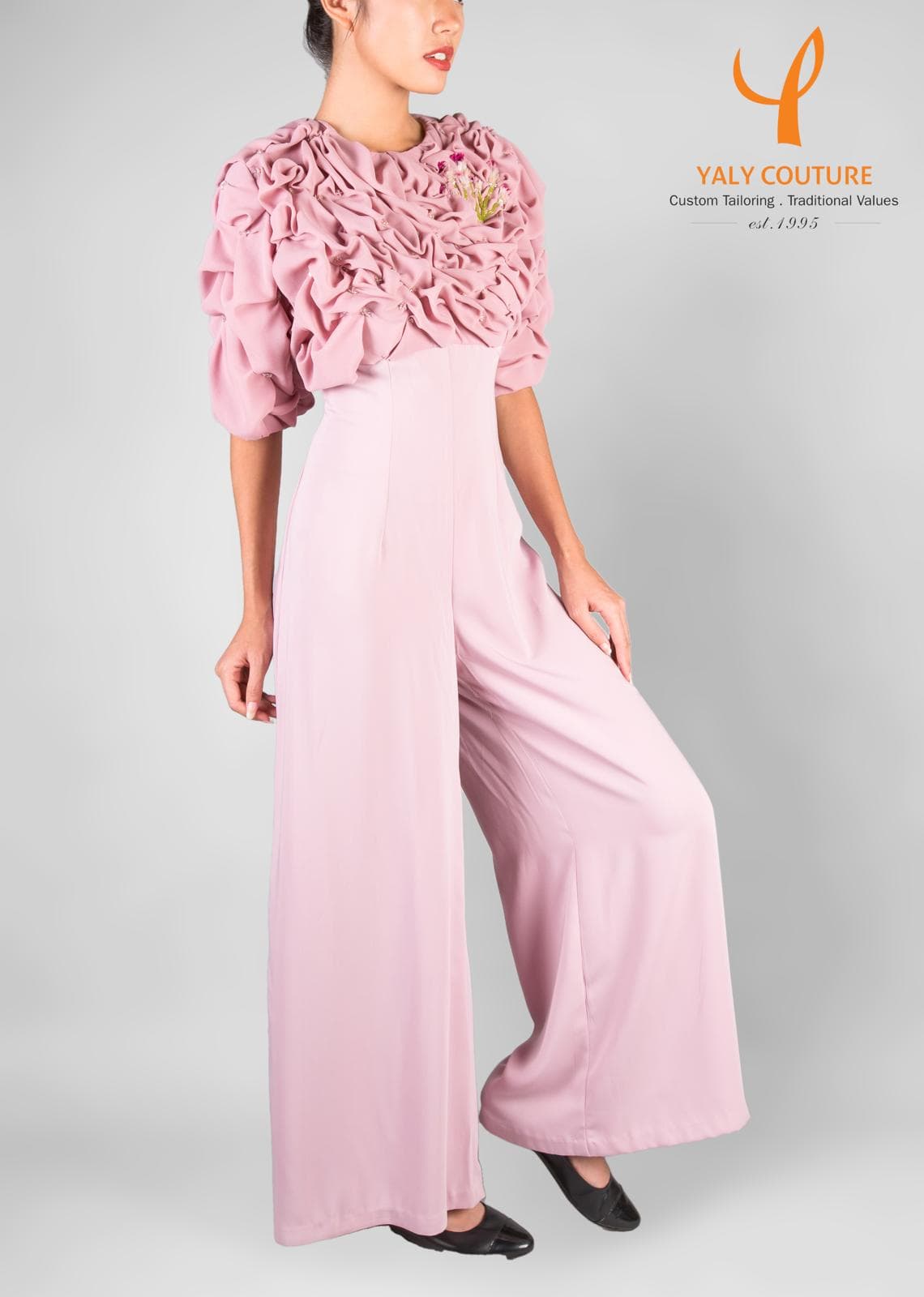 JUMSUIT MÀU HỒNG PASTEL