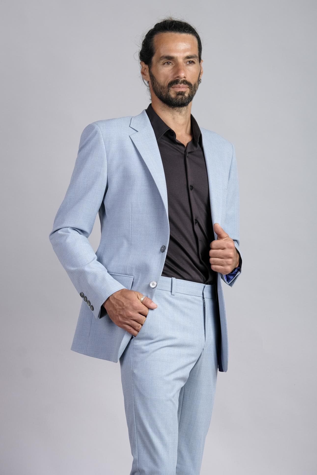 SƠ MI THUN ĐEN TAY NGẮN