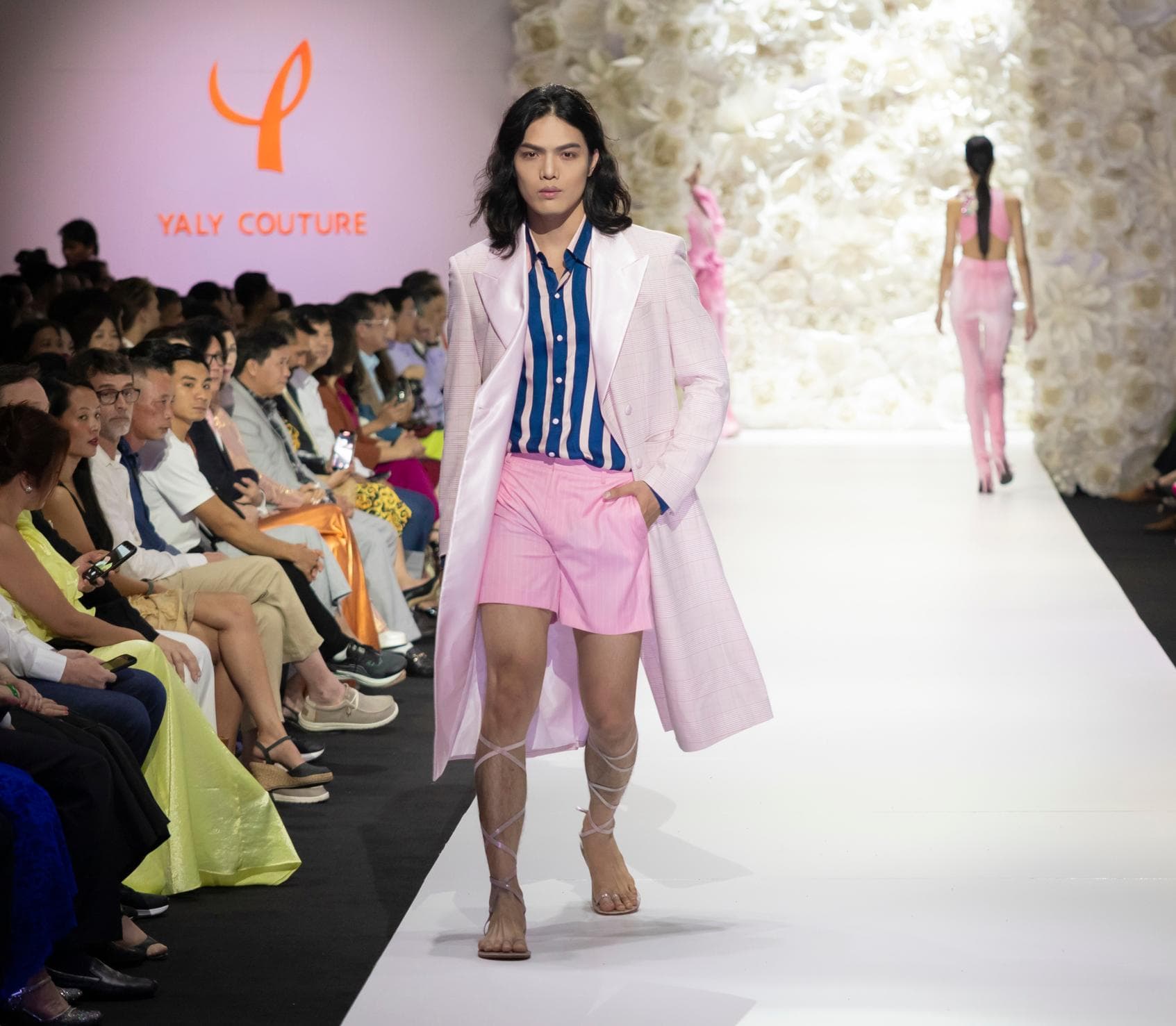 ÁO SƠ MI CREP SỌC TRẮNG & XANH