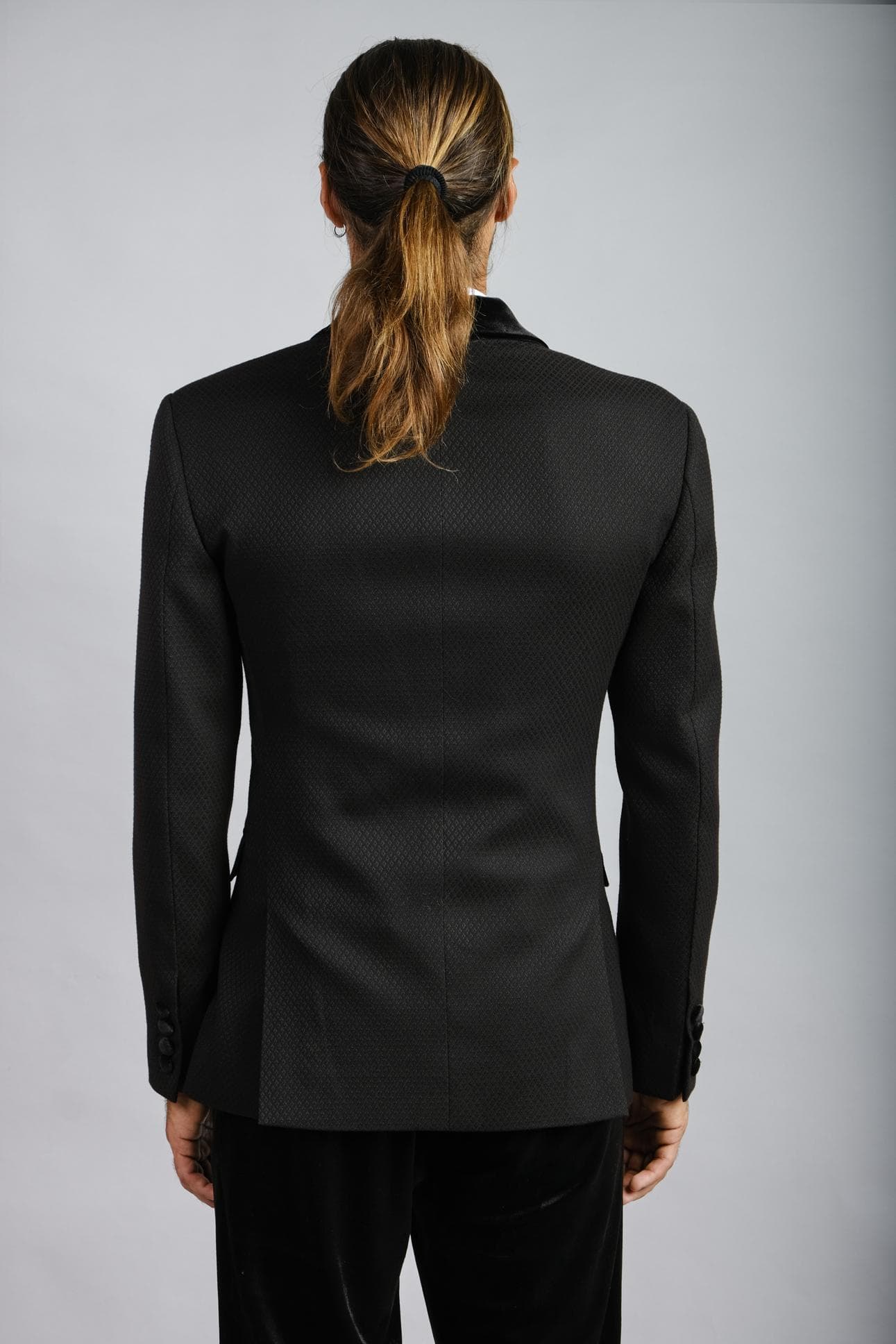 ÁO JACKET TUXEDO ĐEN SLIM-FIT
