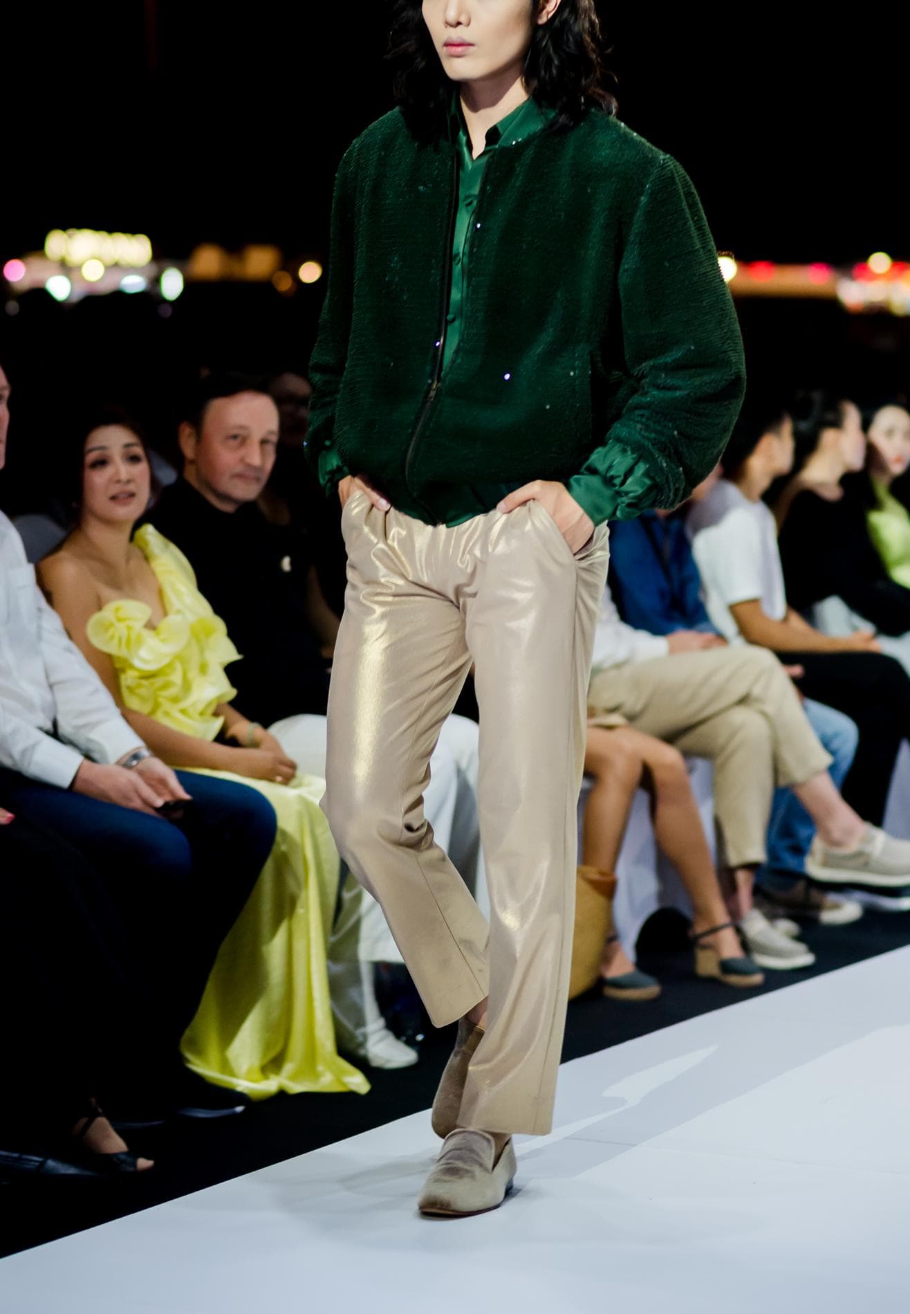 QUẦN KIM TUYẾN VÀNG ĐỒNG CO GIÃN