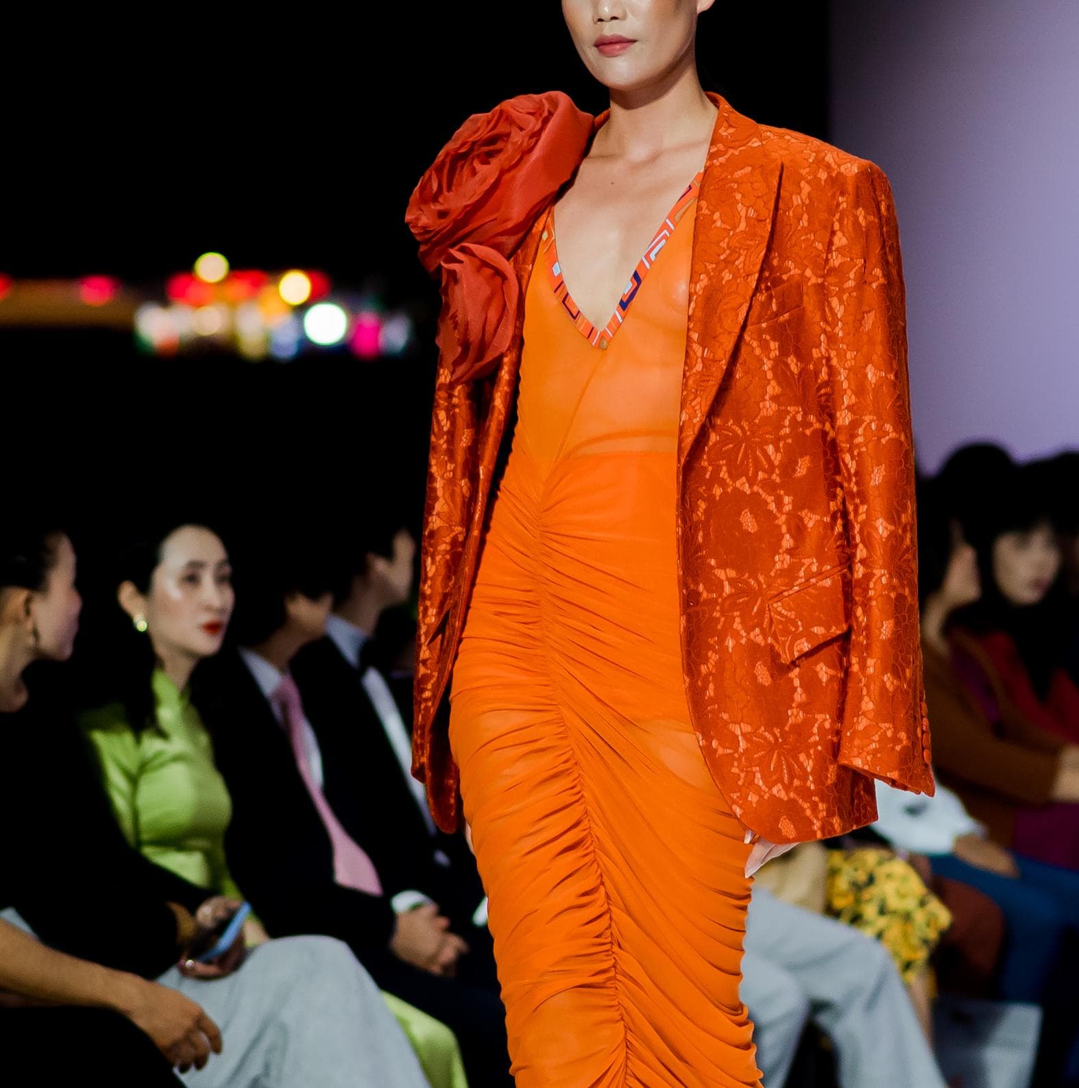 ÁO JACKET REN PHỐI VẢI Ý BÊN TRONG