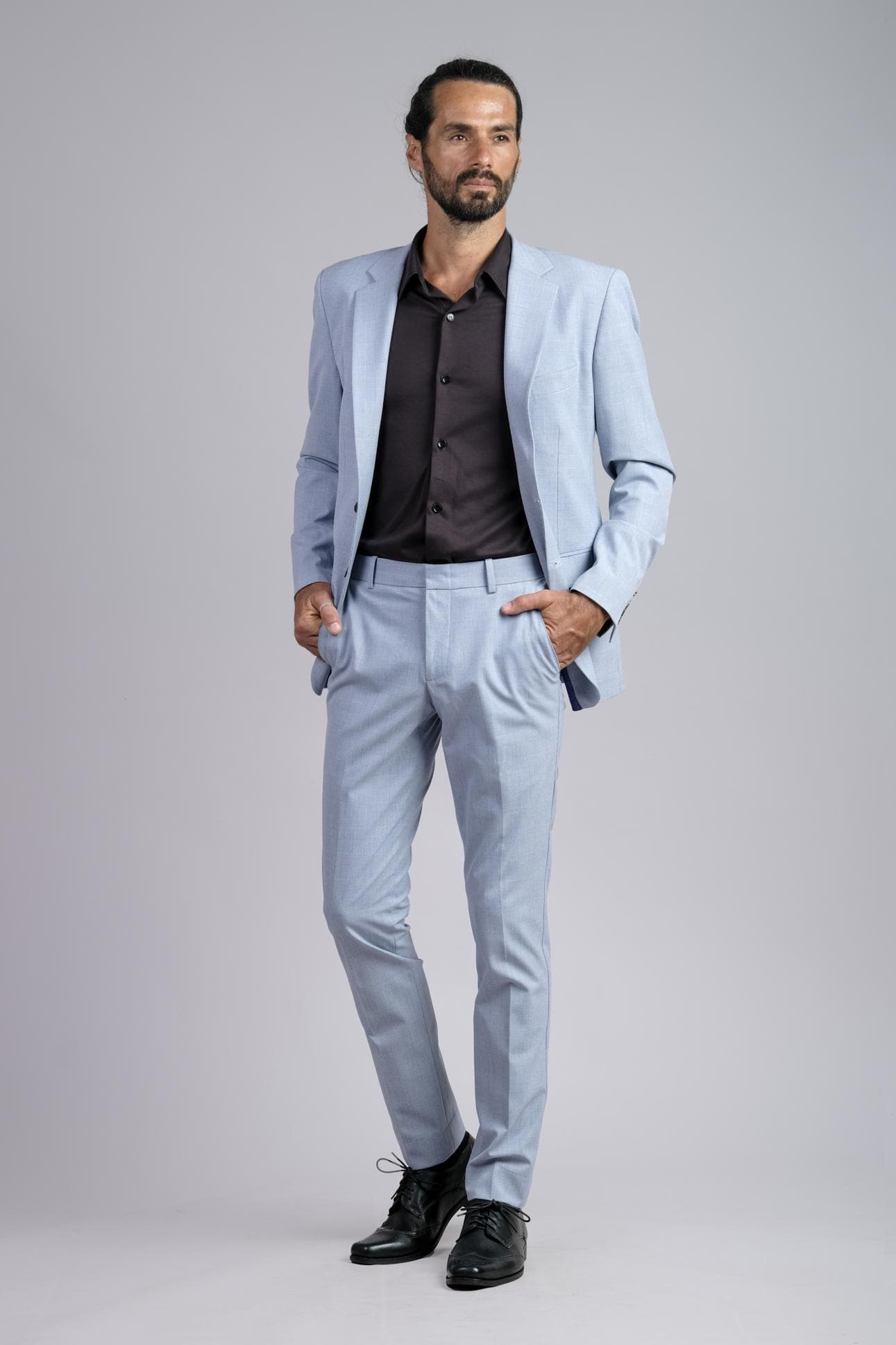 QUẦN CARO XÁM LỢT