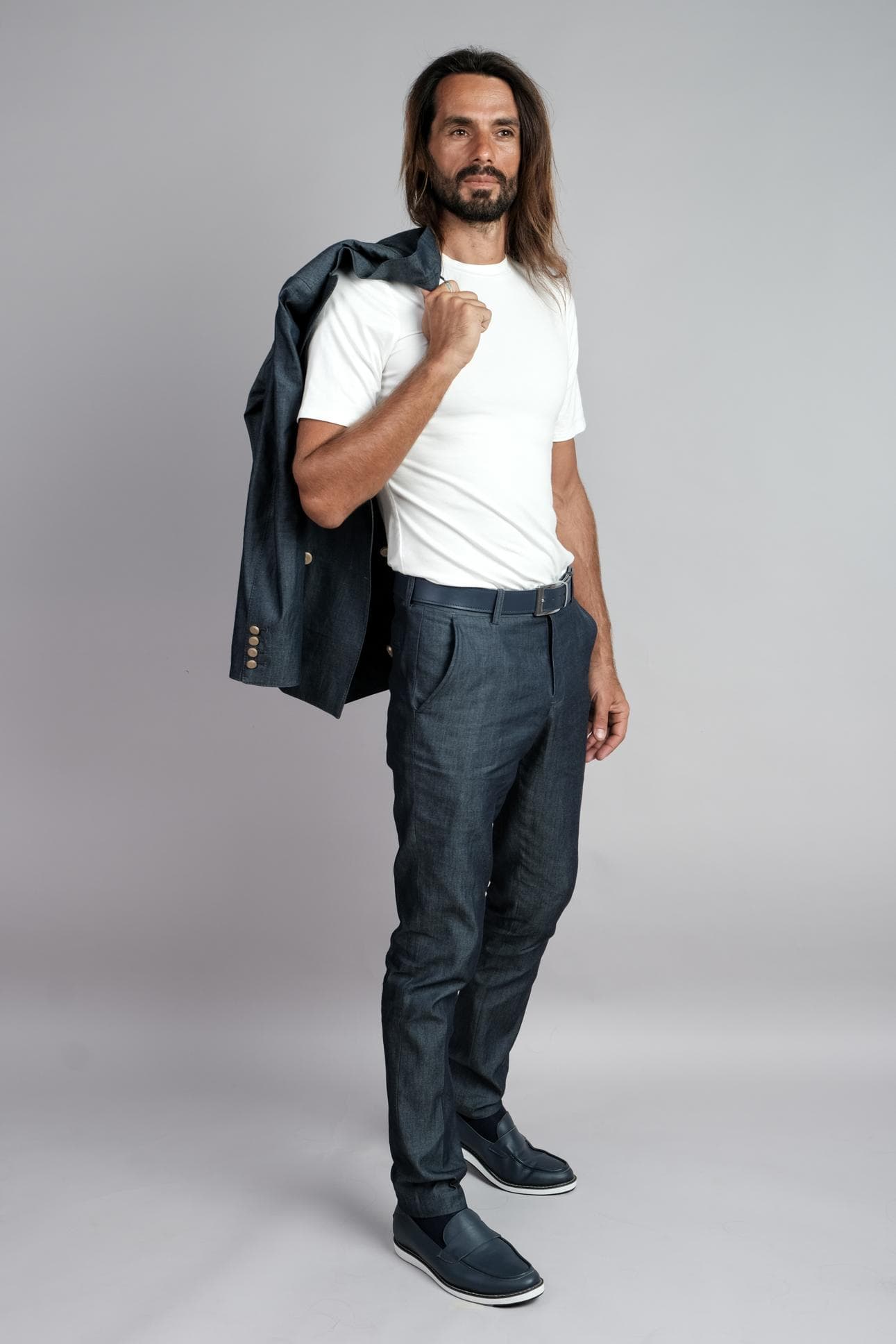 QUẦN VẢI JEANS DÁNG ÔM