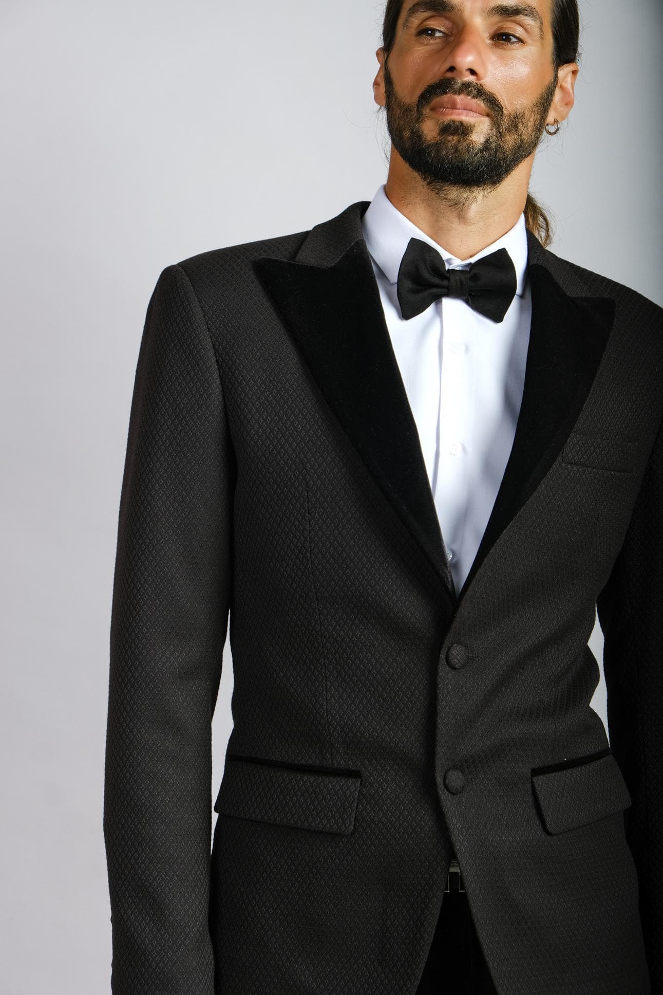 ÁO JACKET ĐEN TUXEDO SLIM-FIT