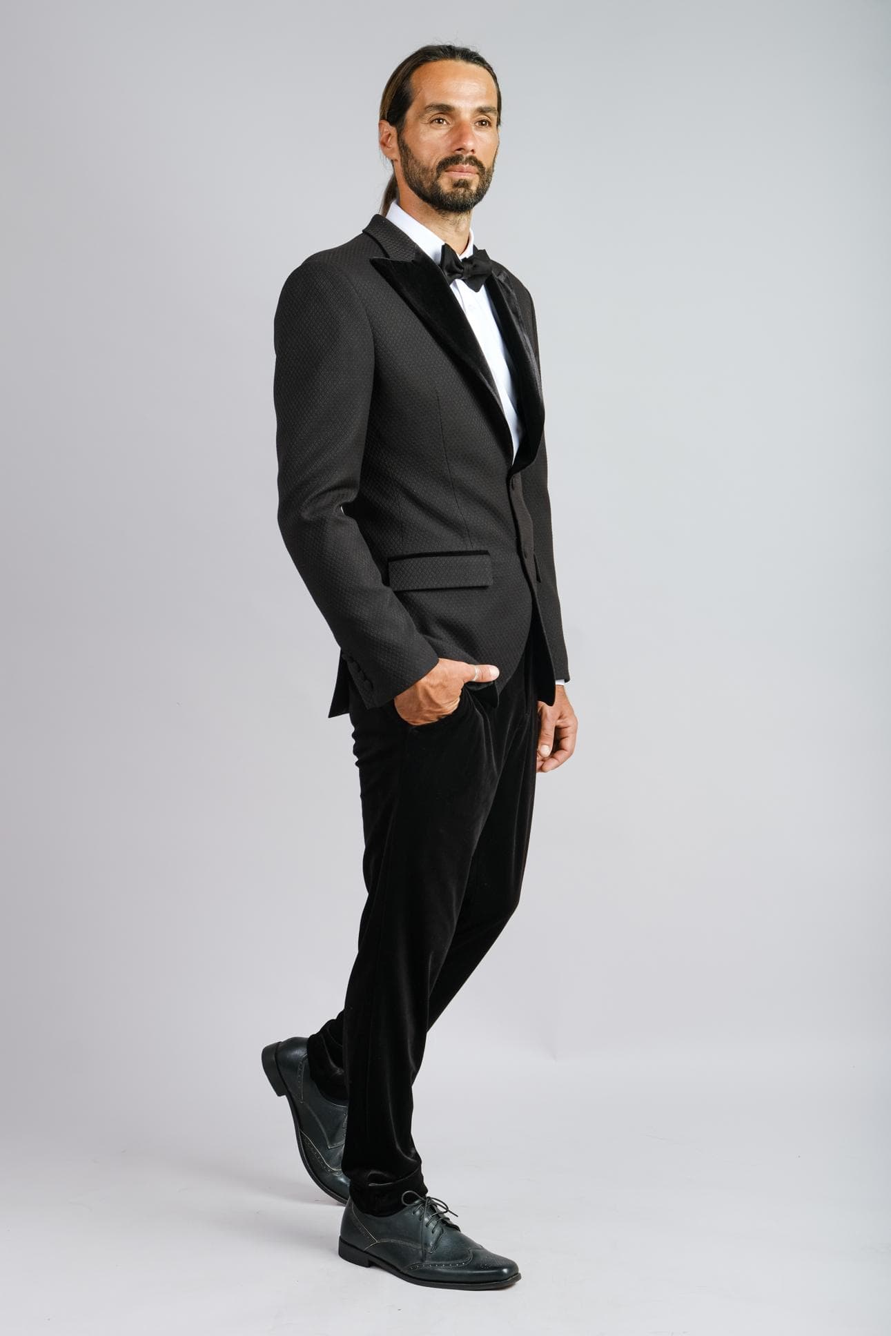 ÁO JACKET ĐEN TUXEDO SLIM-FIT