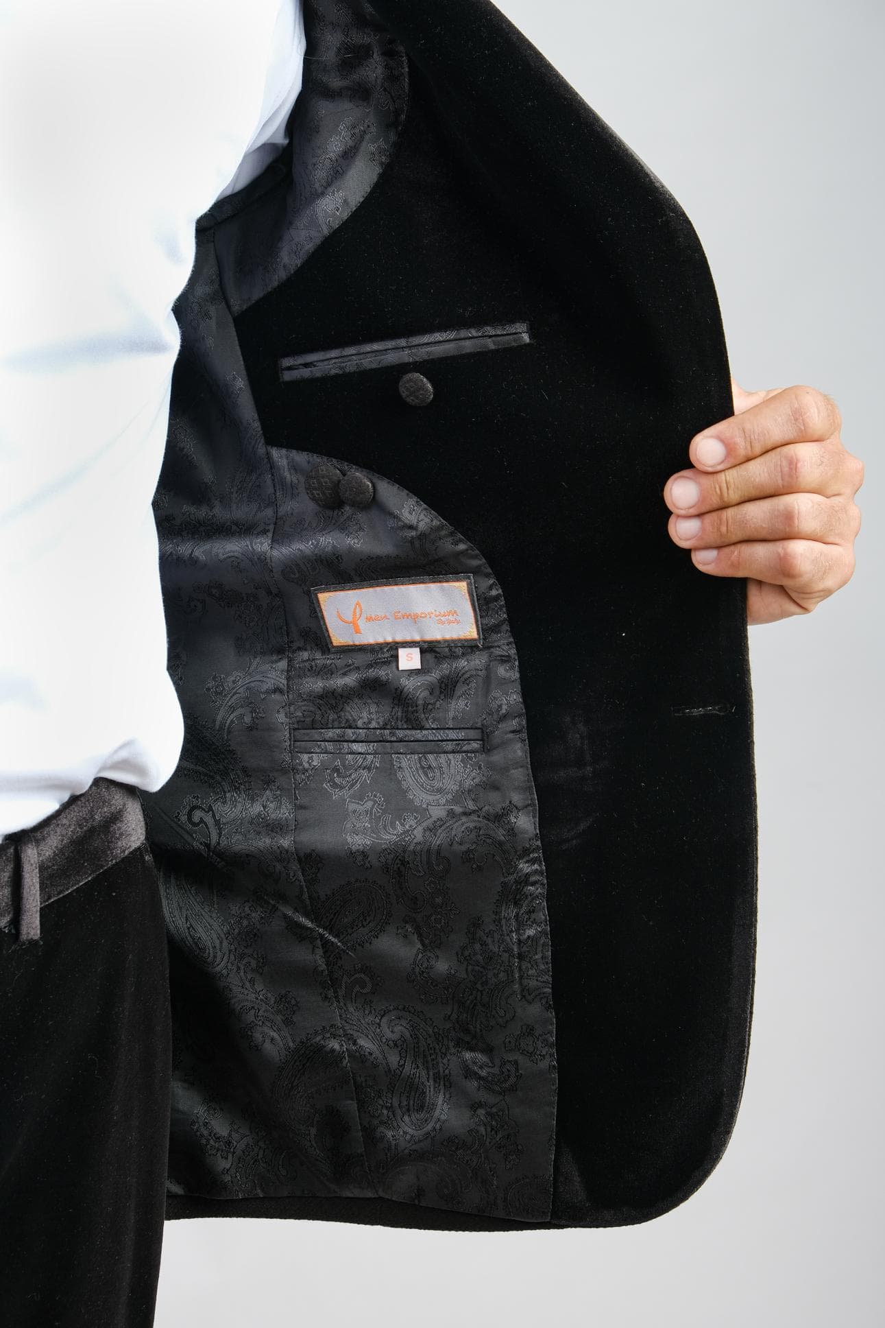 ÁO JACKET ĐEN TUXEDO SLIM-FIT