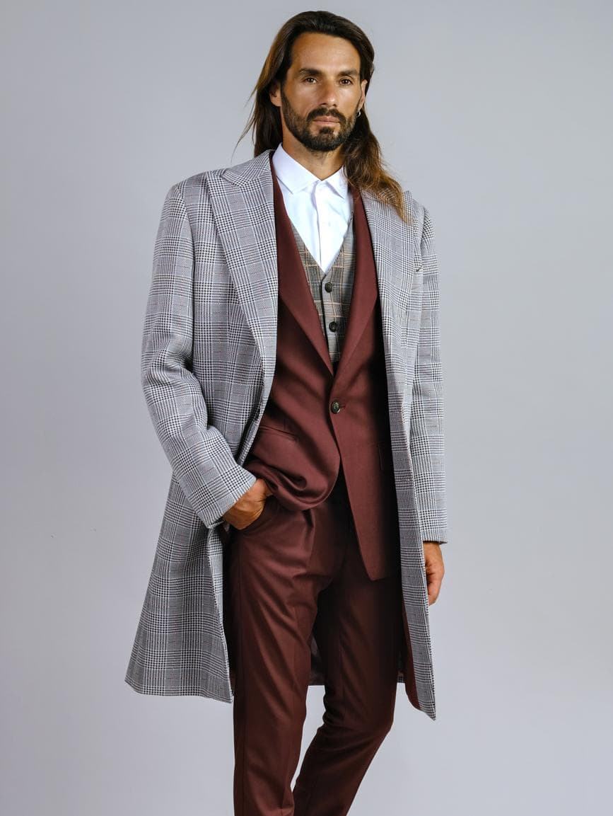 ÁO KHOÁC  CARO XÁM