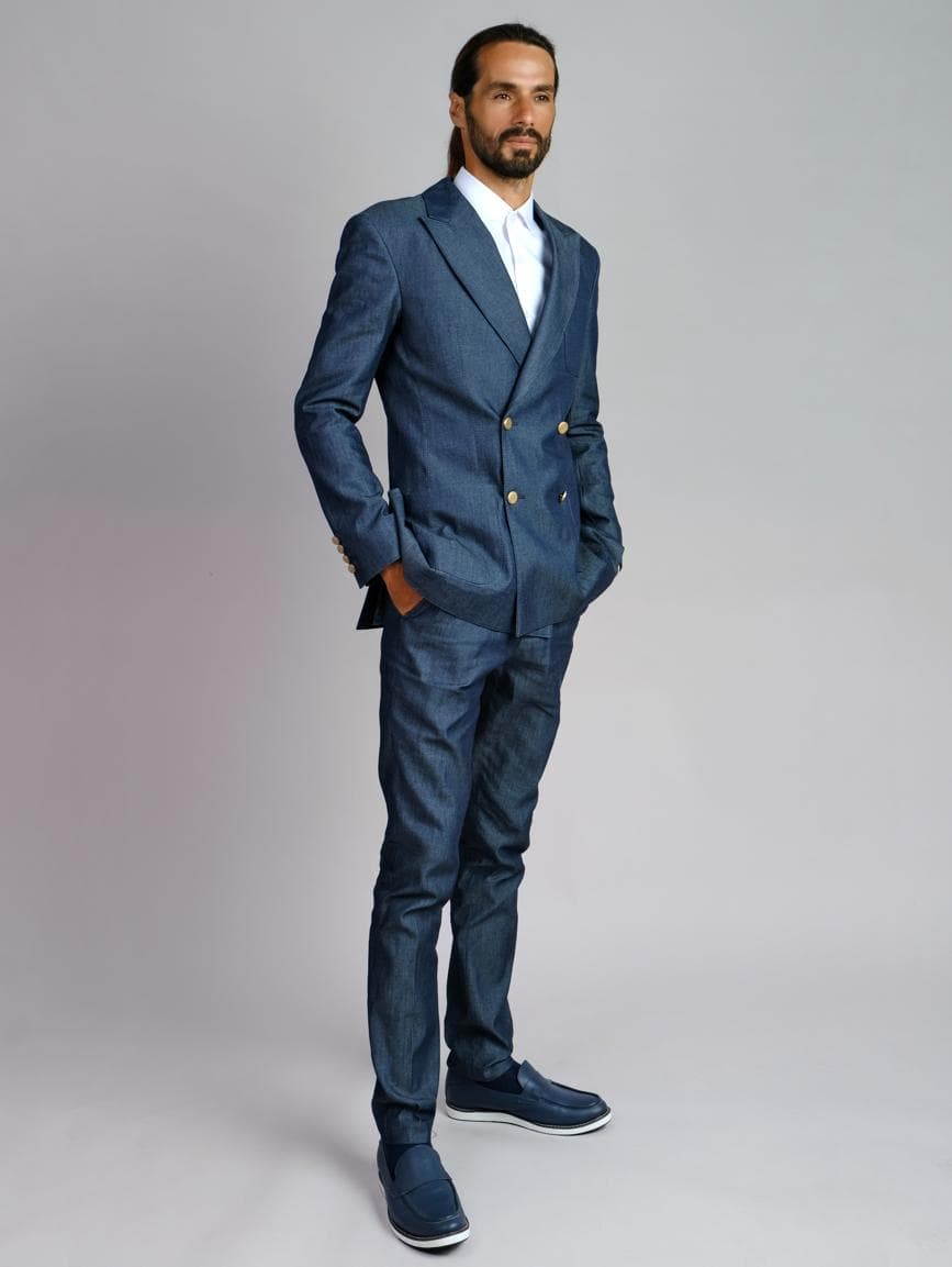 BỘ SUIT DENIM CHOÀNG QUA