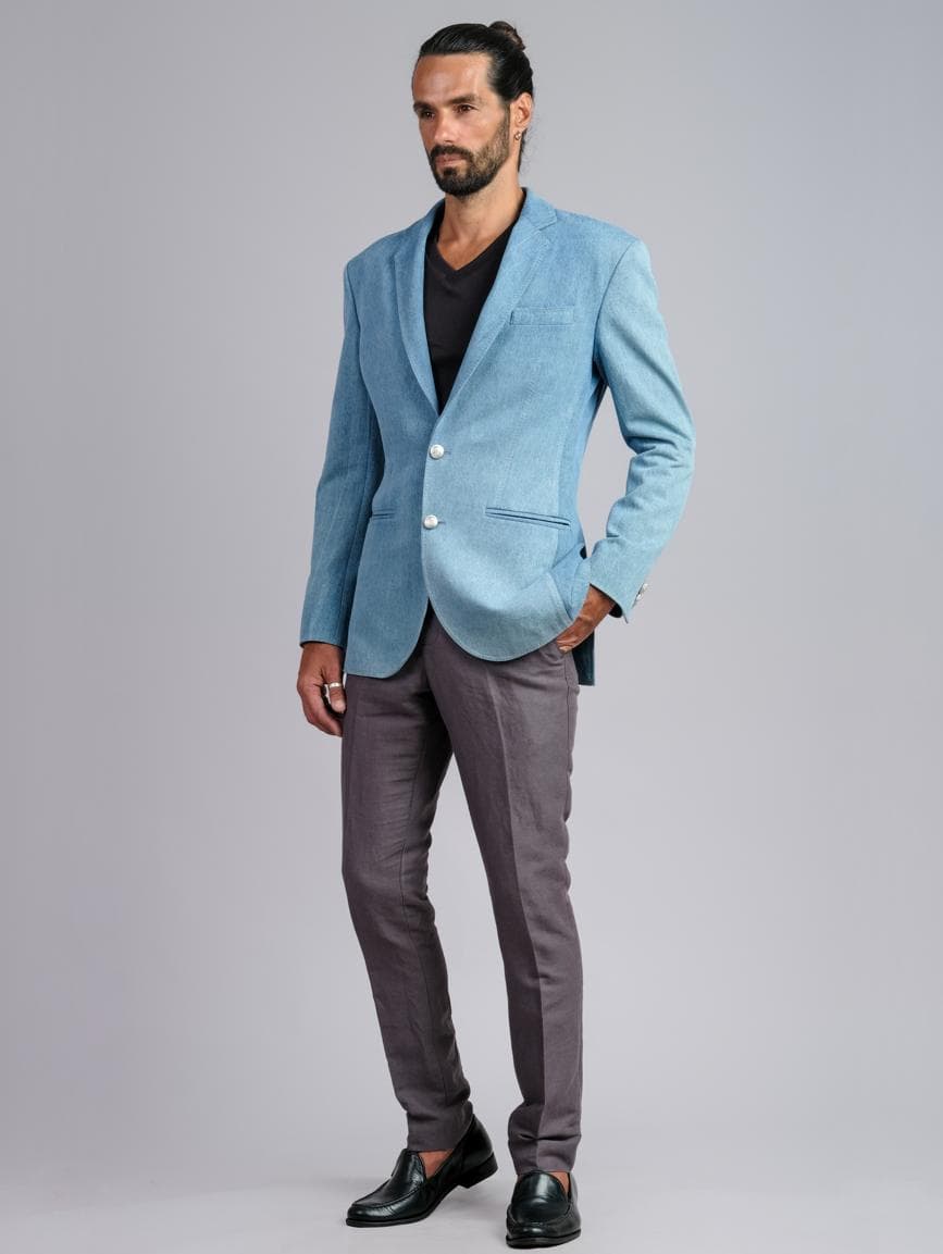 SUIT 2 MẢNH JACKET DENIM VÀ QUẦN LINEN