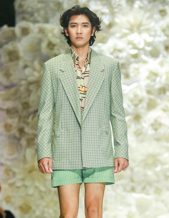 ÁO JACKET VẢI Ý KẺ CARO