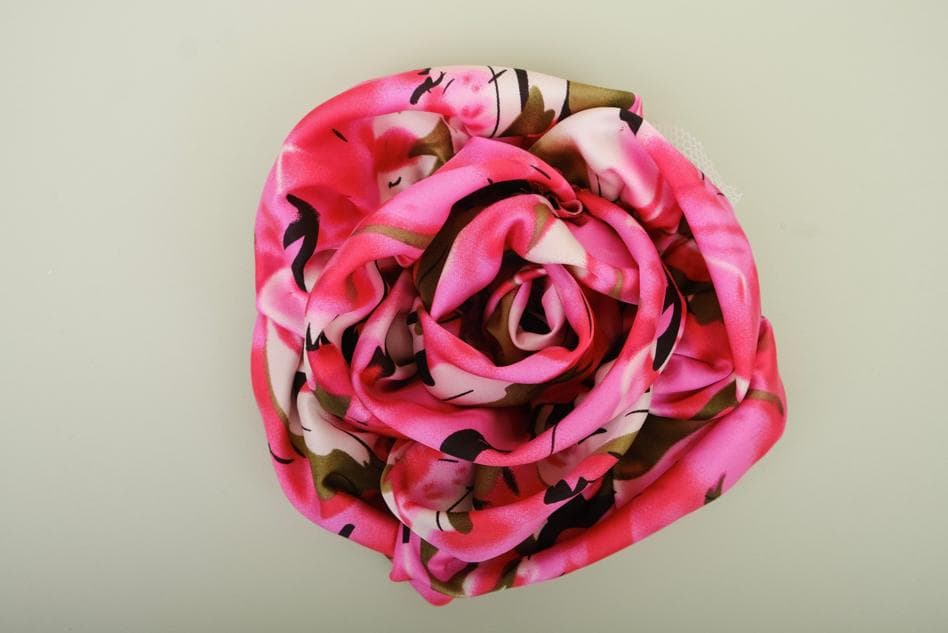 Colorful Hand-Crafted Rose Blooms