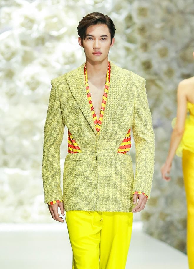 WOOL BLEND CUT OUT JACKET